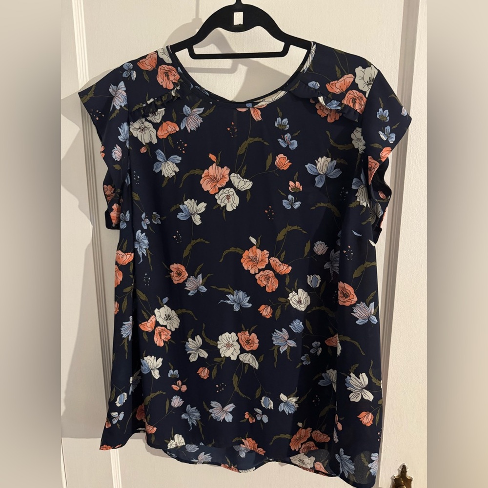 Floral Print Women's Top size 1X